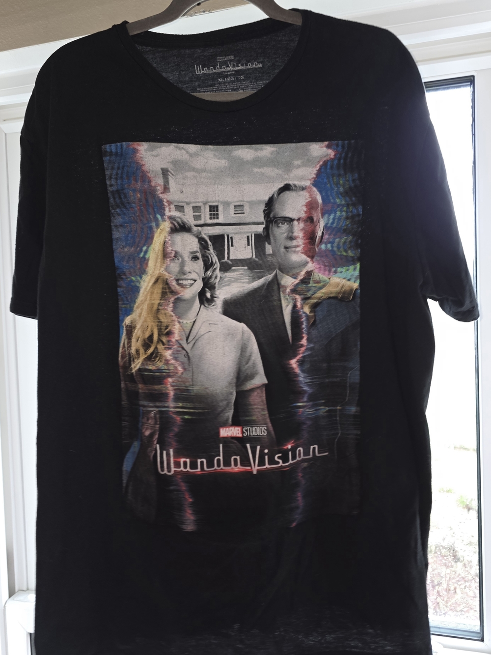Marvel WandaVision Black Graphic Short Sleeve Tee